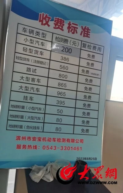 汽车检验要多少钱 汽车检验要多少钱