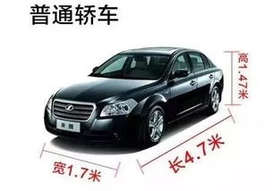 汽车的长宽高是多少 汽车的长宽高是多少