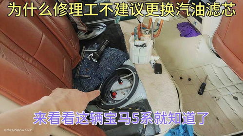 修理汽车汽油滤芯多少钱