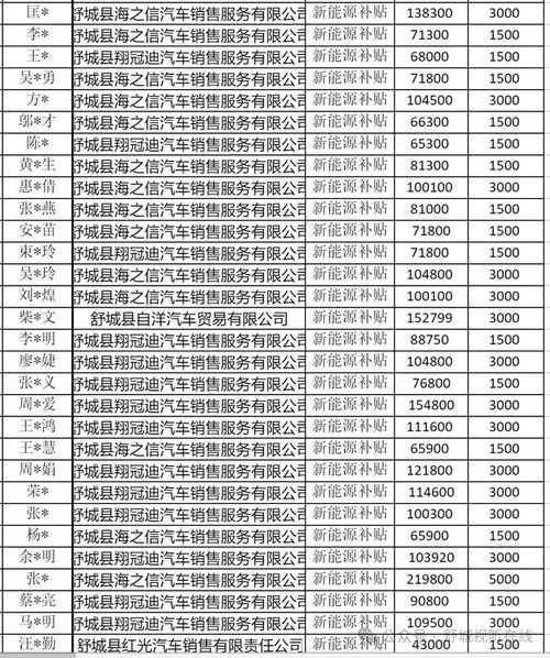 舒城汽车补贴多少天 舒城汽车补贴多少天