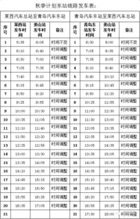 莱西汽车站电话多少 莱西汽车站电话多少
