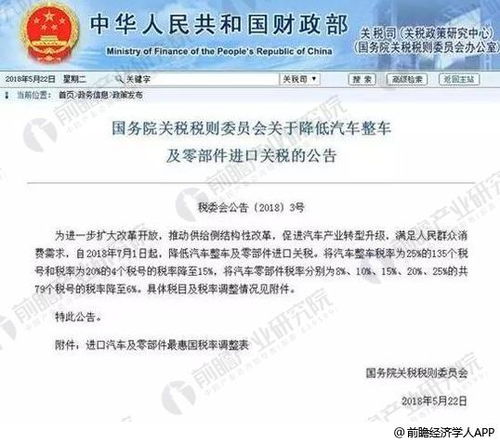 中国汽车进口关税多少 中国汽车进口关税多少