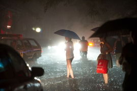 乘客遭遇大暴雨仿佛坐上恐怖公交 乘客遭遇大暴雨仿佛坐上恐怖公交