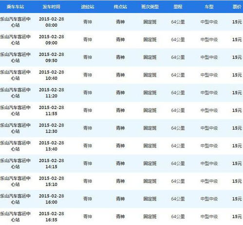 青神至乐山汽车票多少钱(青神至乐山汽车票价详解,费用、时间与路线) 青神至乐山汽车票多少钱(青神至乐山汽车票价详解,费用、时间与路线)
