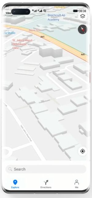 华为手机怎么发地图