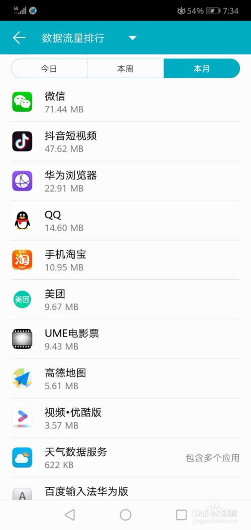 怎么查流量华为手机 怎么查流量华为手机