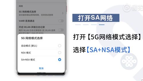 华为手机sa怎么设置 华为手机sa怎么设置