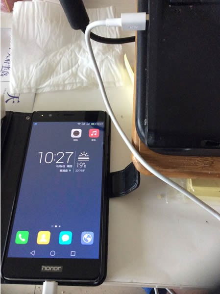 华为手机怎么喊出机器
