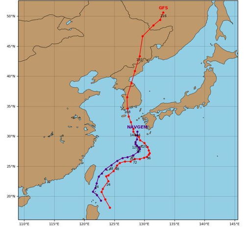 超级台风“巴威”可能一路刮到东北 超级台风“巴威”可能一路刮到东北